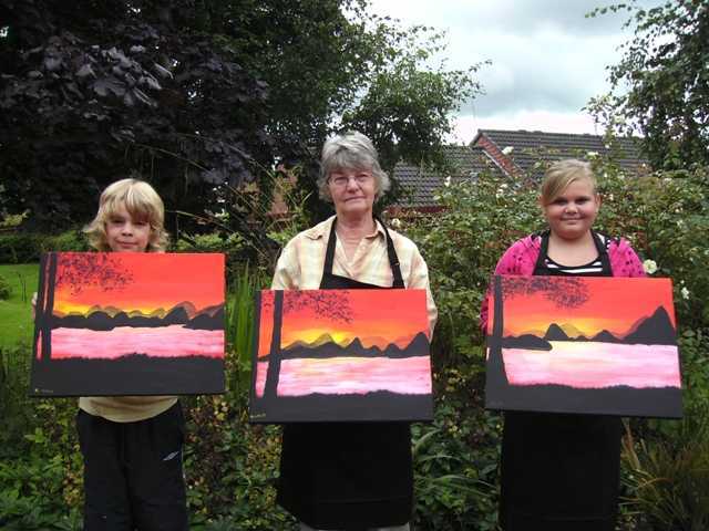 painting my way  art classes in shropshire